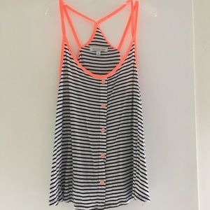 Cute striped tank top!